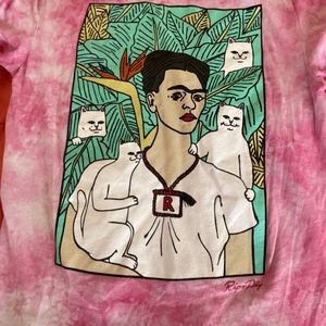 RIPNDIP frida kahlo tye dye shirt